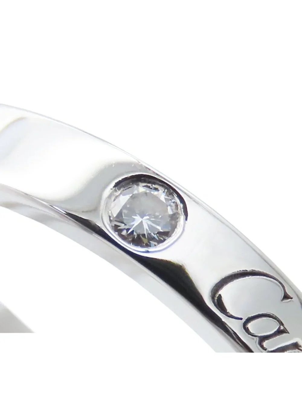 Cartier C de Cartier Wedding Ring Platinum Diamond